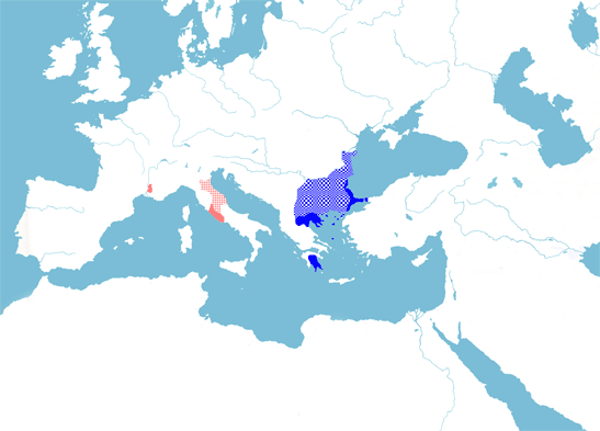 Byznantine Empire 1403 Ottoman Suleyman